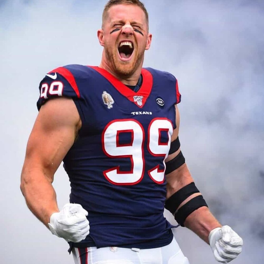 Houston Texans 99 JJ Watt NFL Women or Youth Teens Official Team Jersey